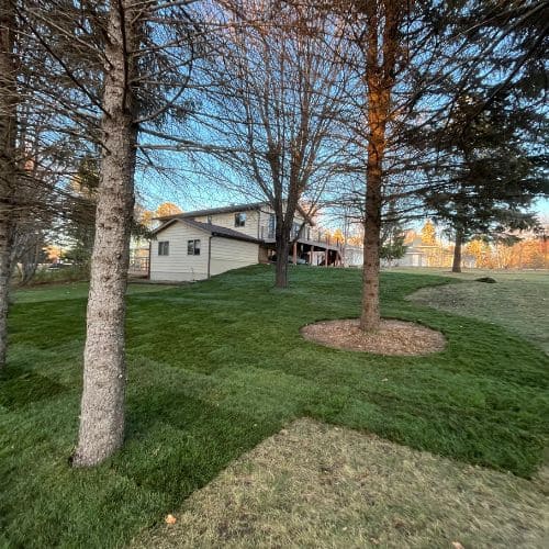 Retaining Wall Installation 