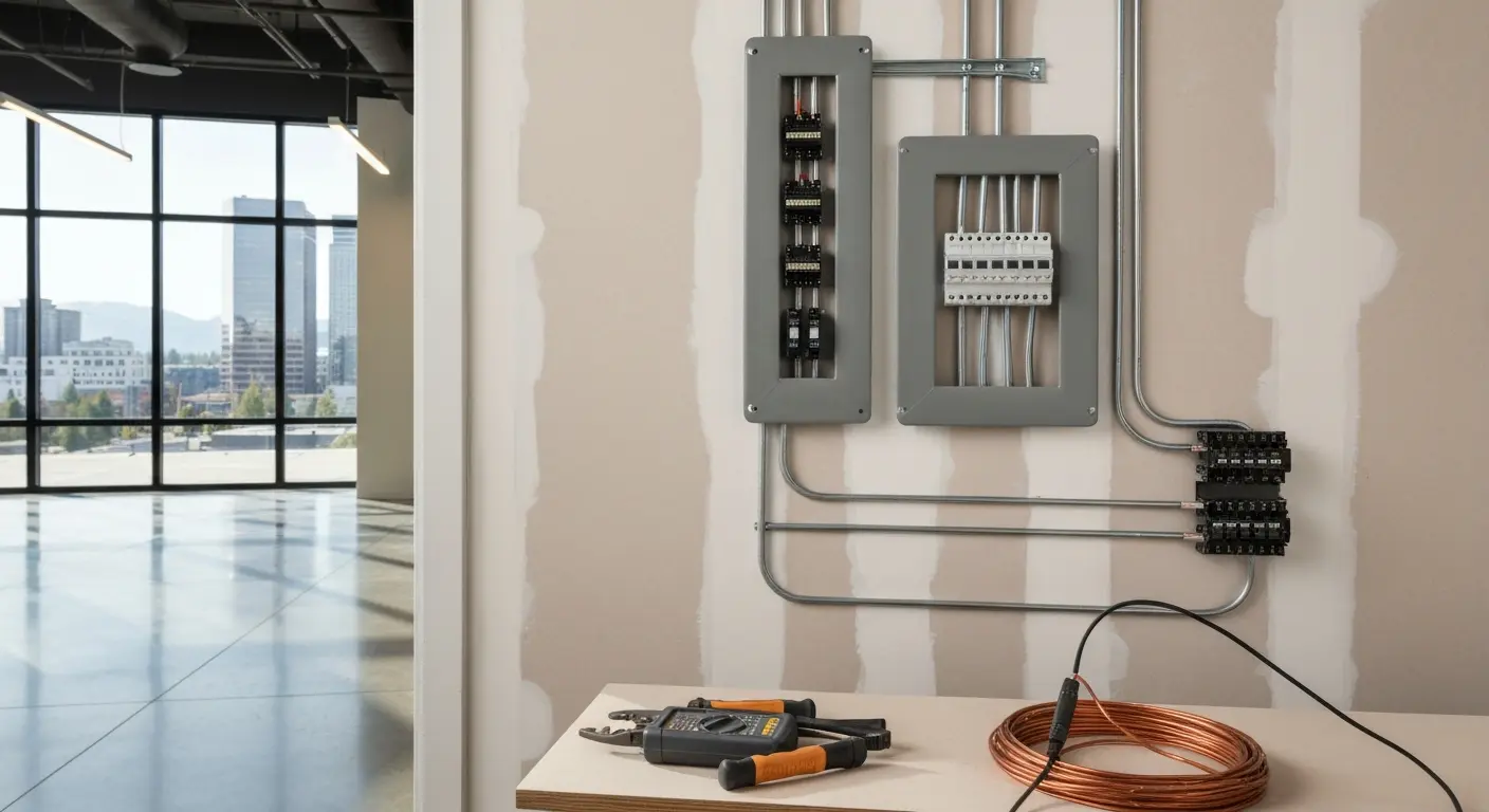 Commercial electrical installation