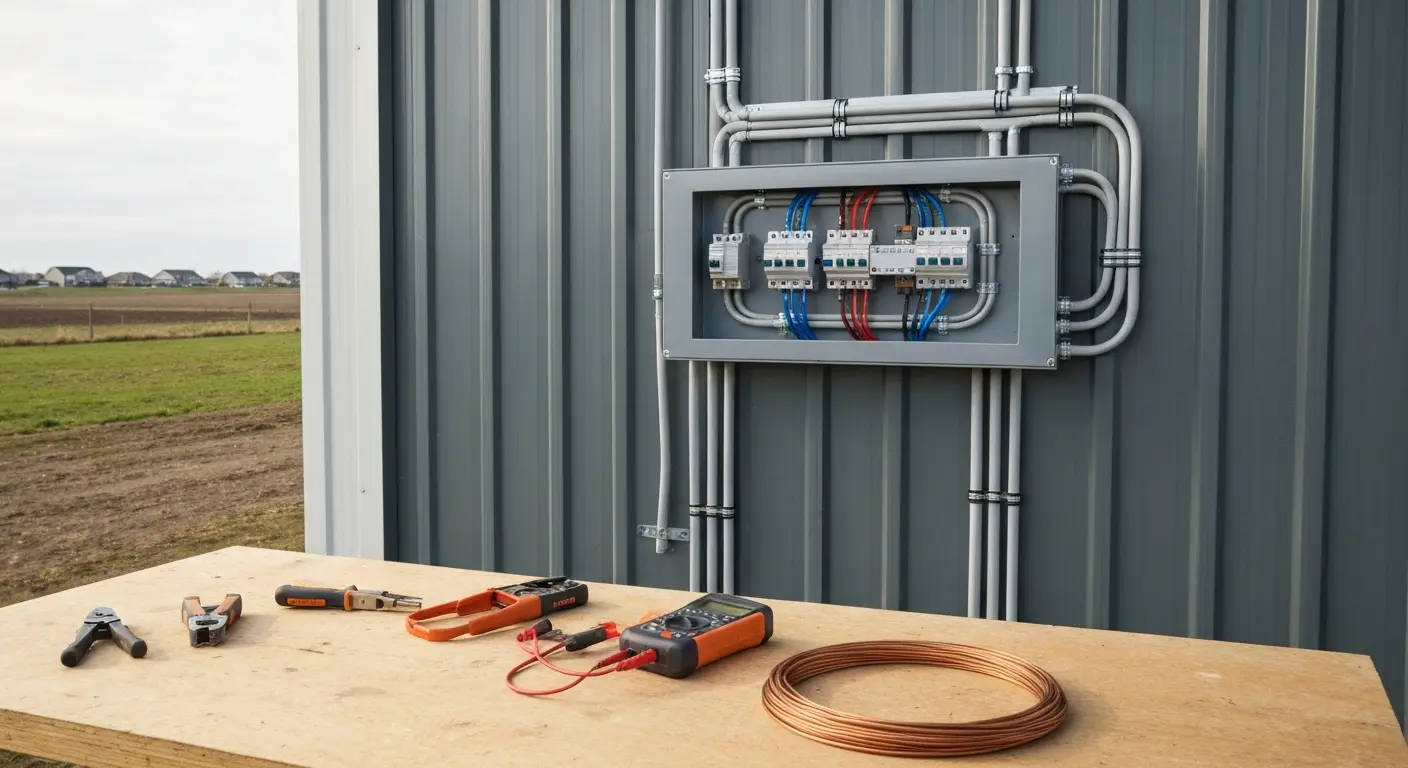 Farm electrical installation