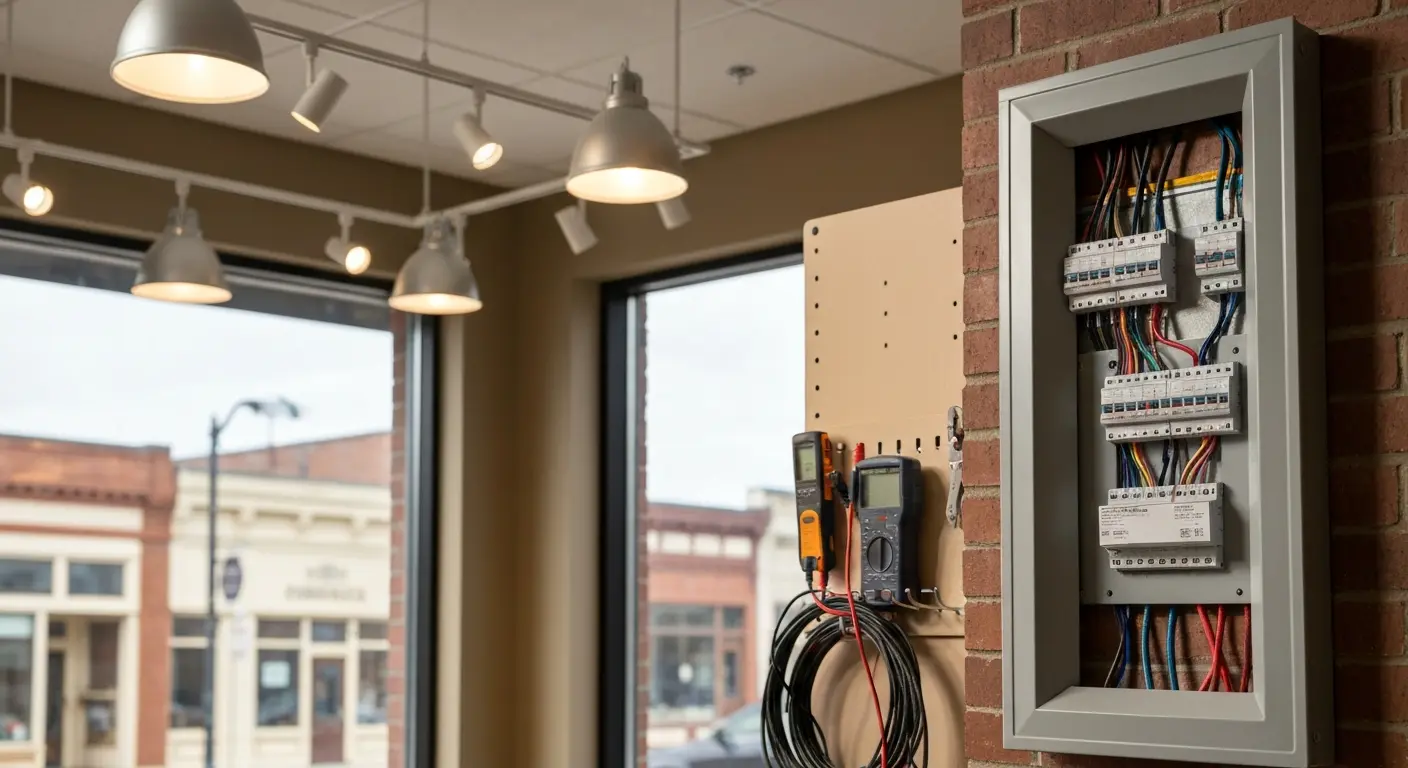 Commercial electrical work in Wayzata retail