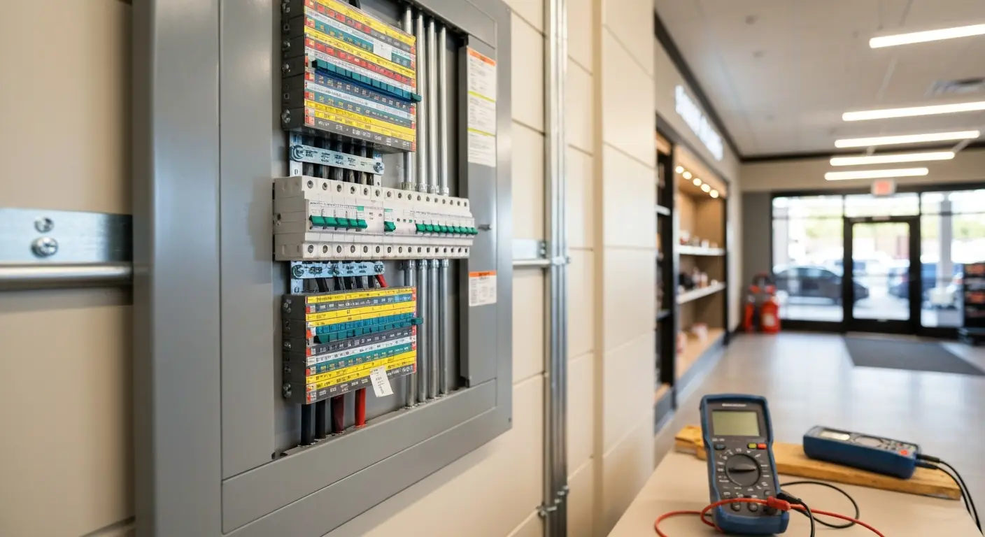 Commercial electrical installation