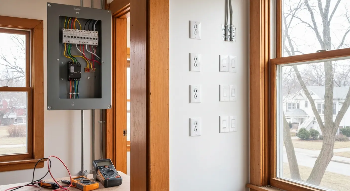 Wiring installation work