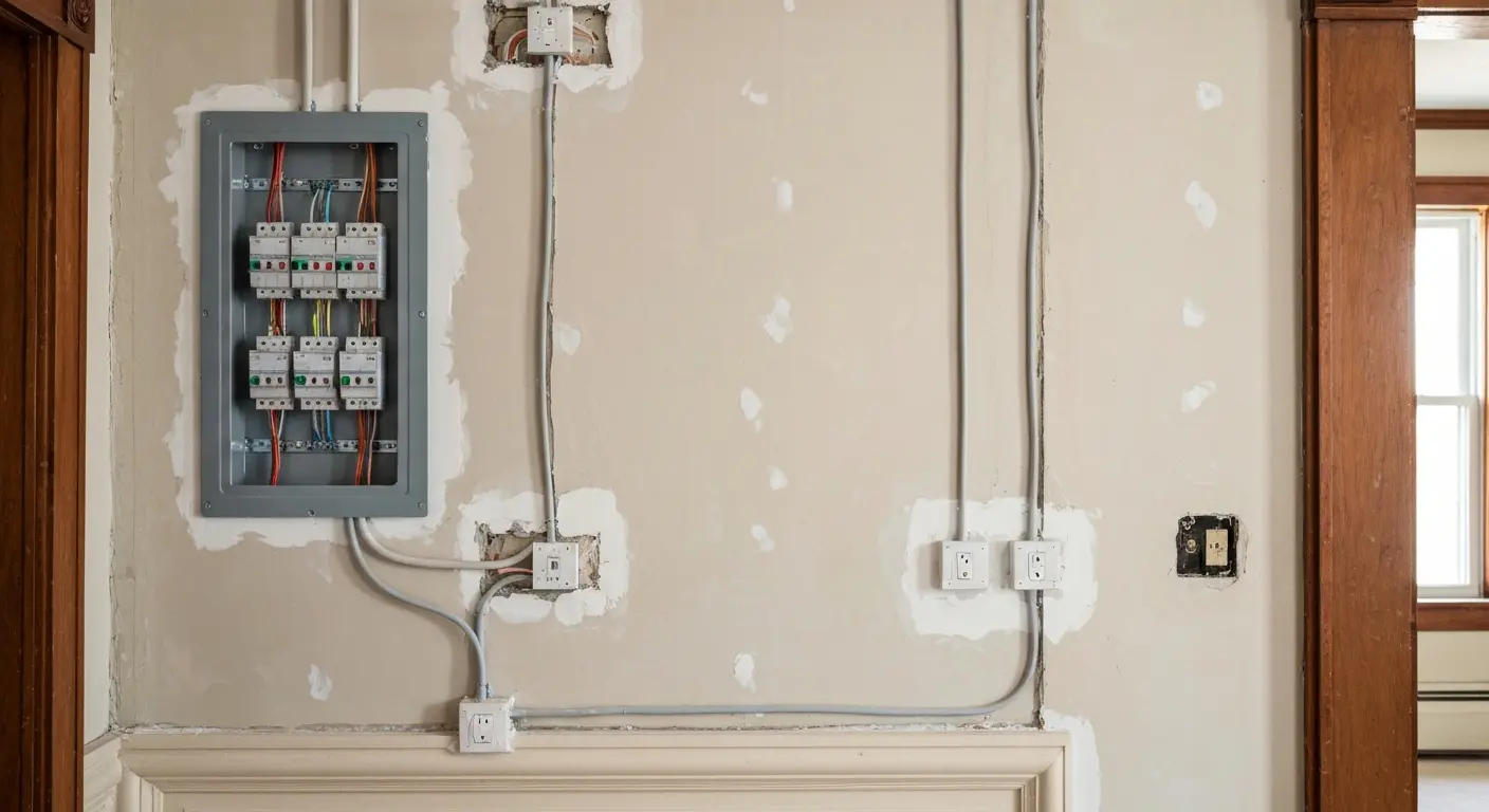 Rewiring project in older residence