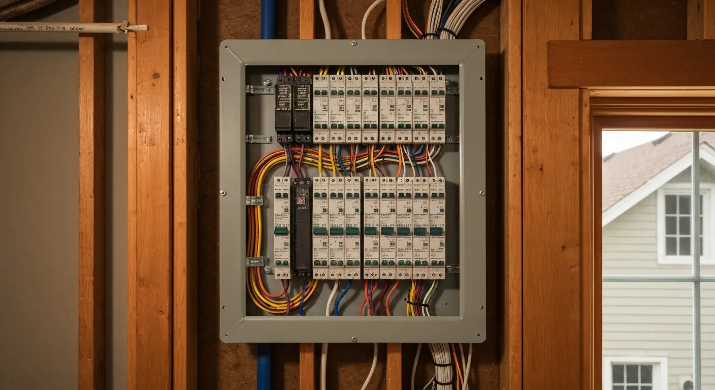 Residential electrical panel upgrade