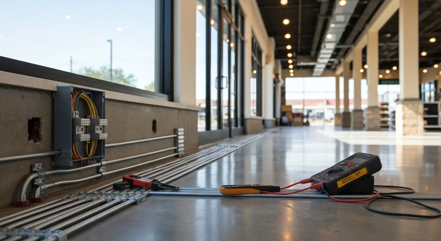 Commercial electrical installation