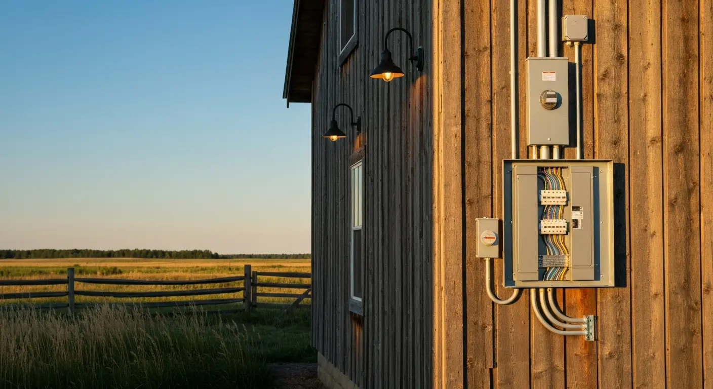 Farm electrical work