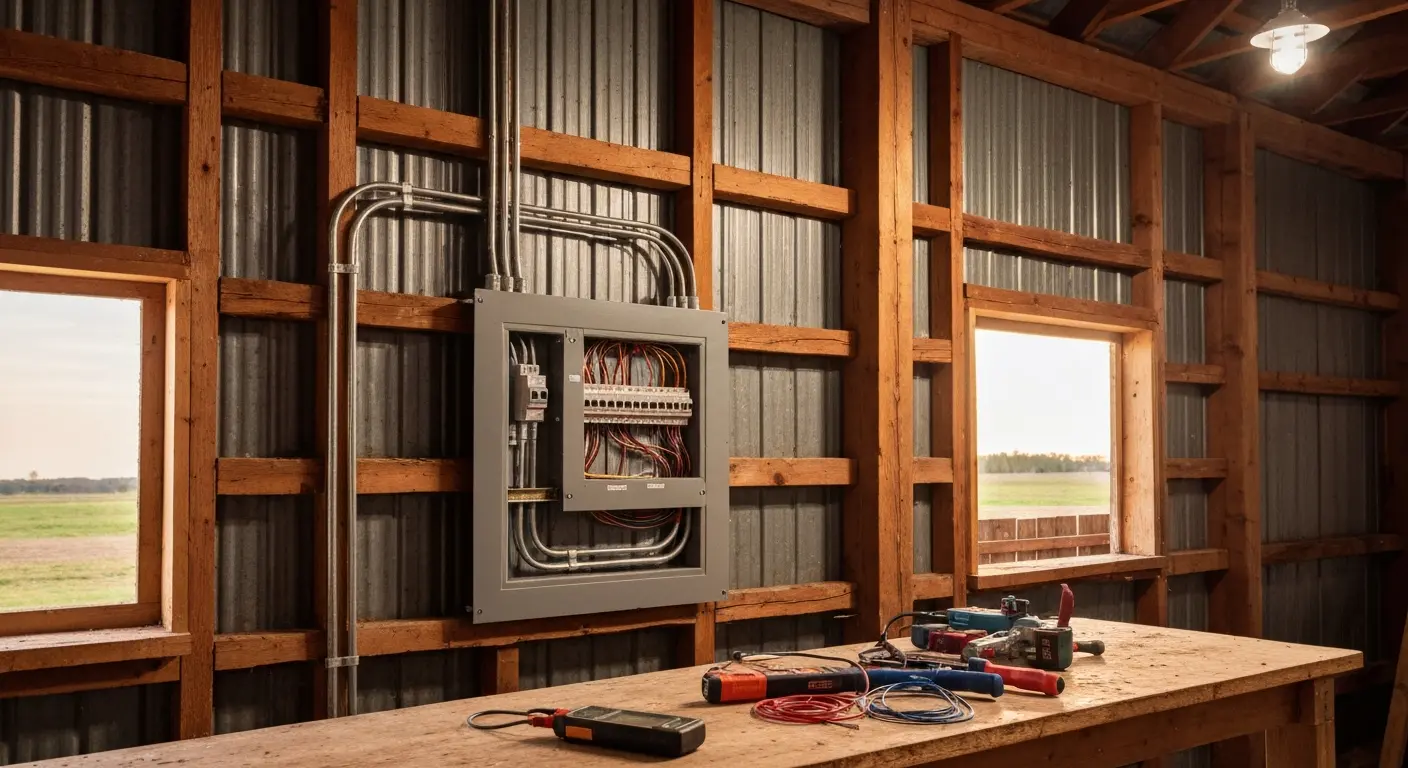 Farm electrical work