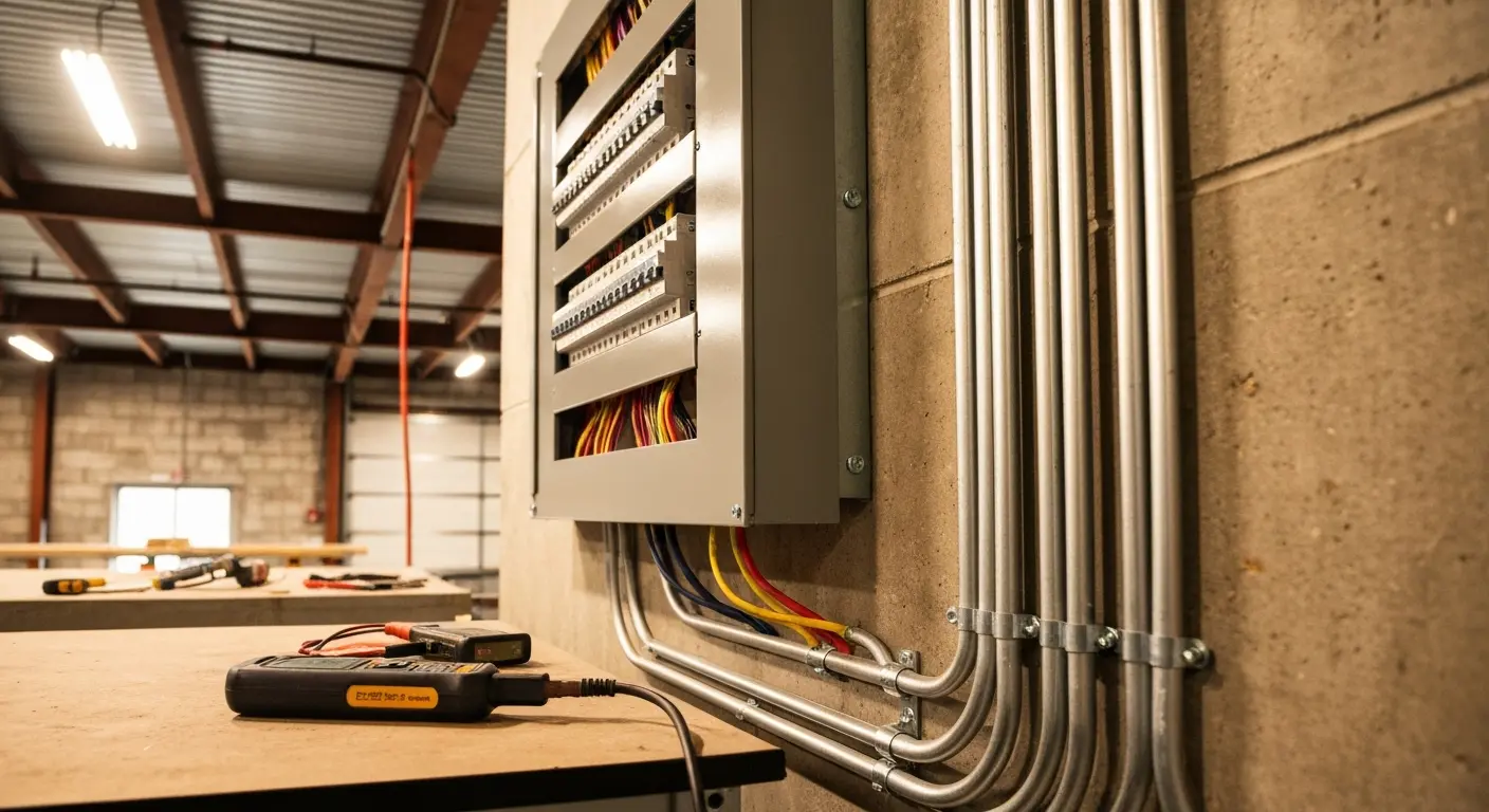Commercial electrical installation