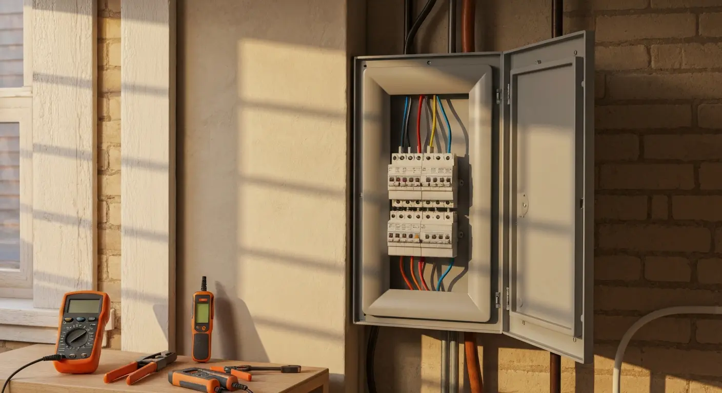 Residential panel installation