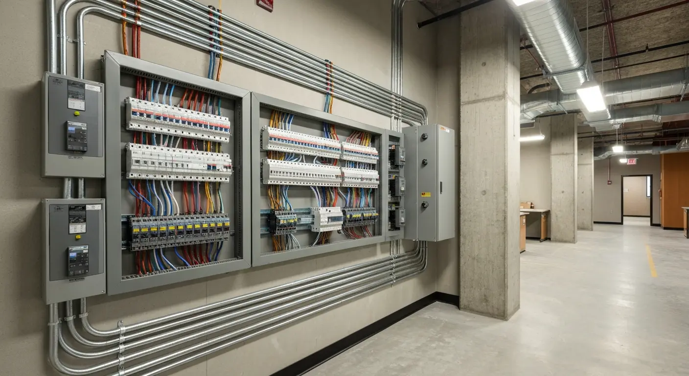 Commercial electrical installation