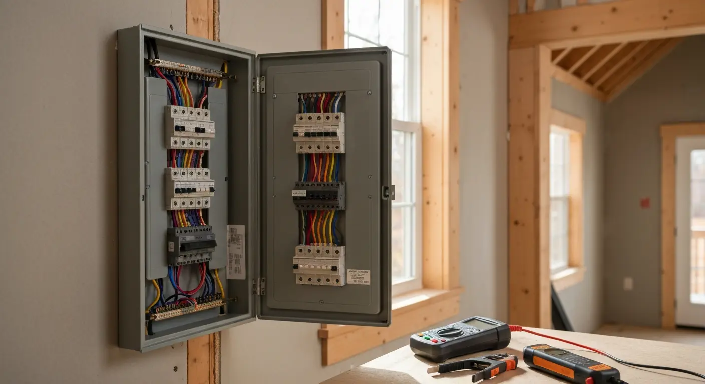 Residential electrical panel service