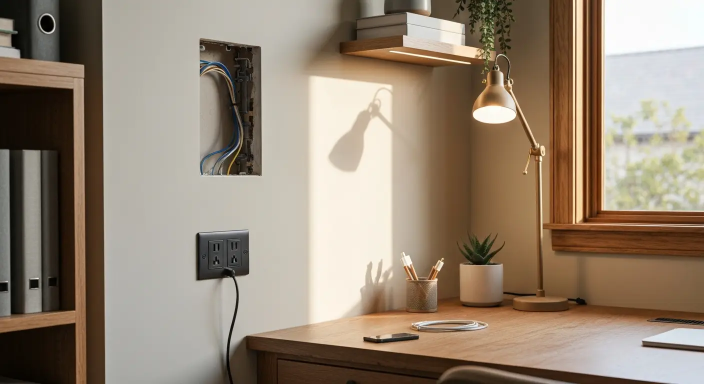 USB outlet installation