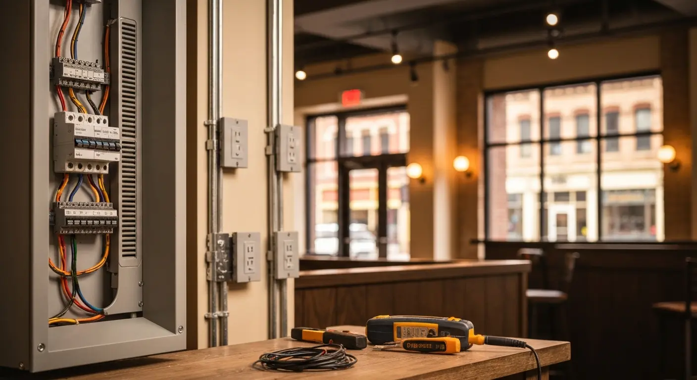 Commercial electrical installation