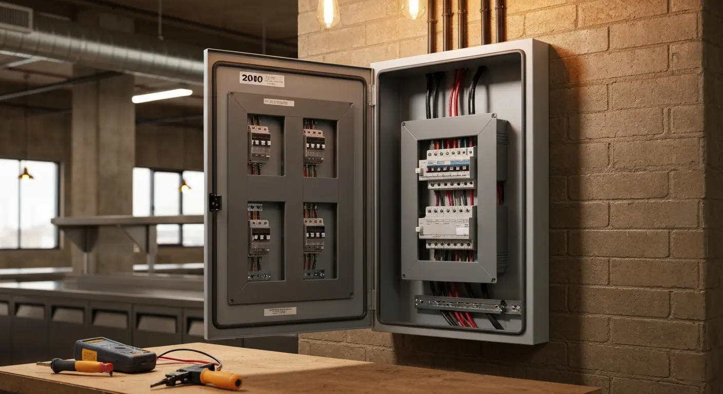 Electrical panel upgrade service