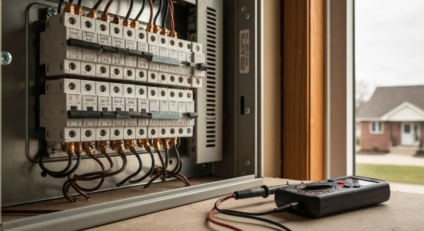 Main breaker component replacement