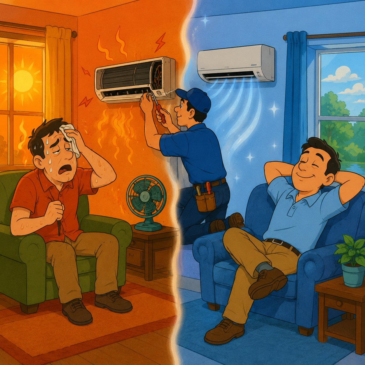 2D and 3D blend style example