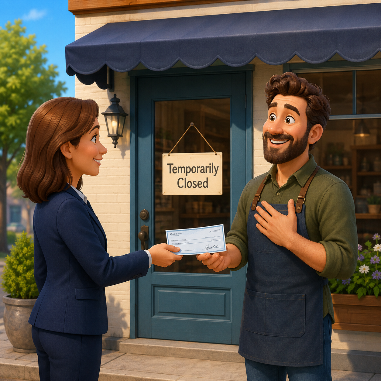 Classic animation style example