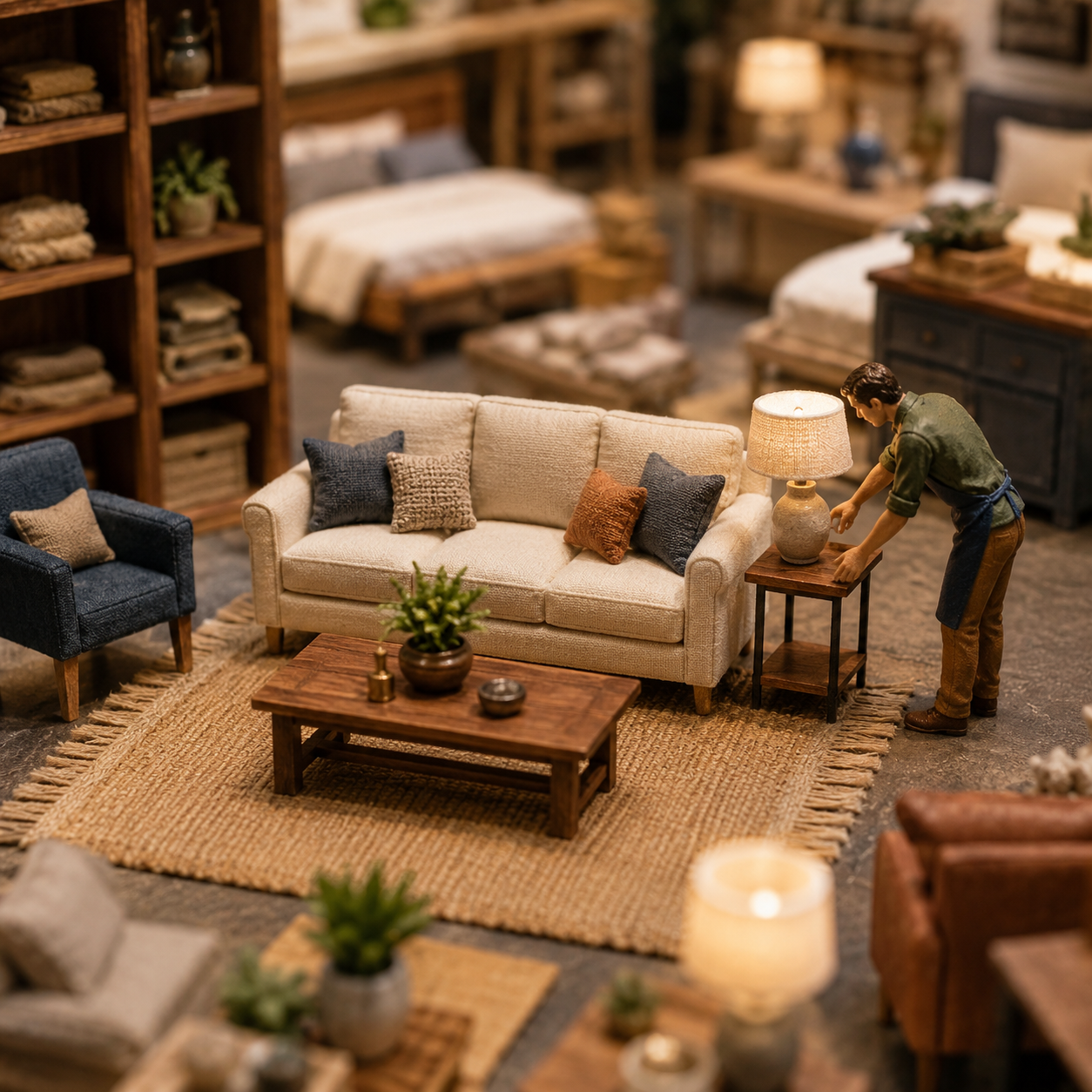 Miniature model style example