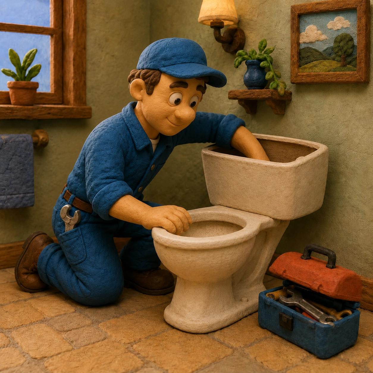 Claymation style example