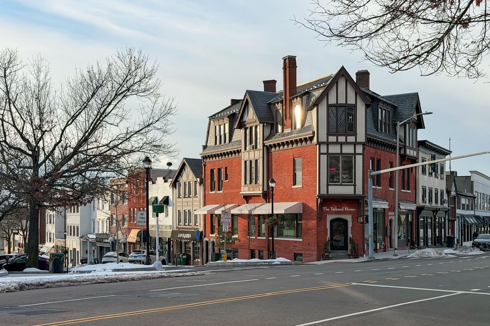 Greenwich Avenue in Greenwich, Connecticut