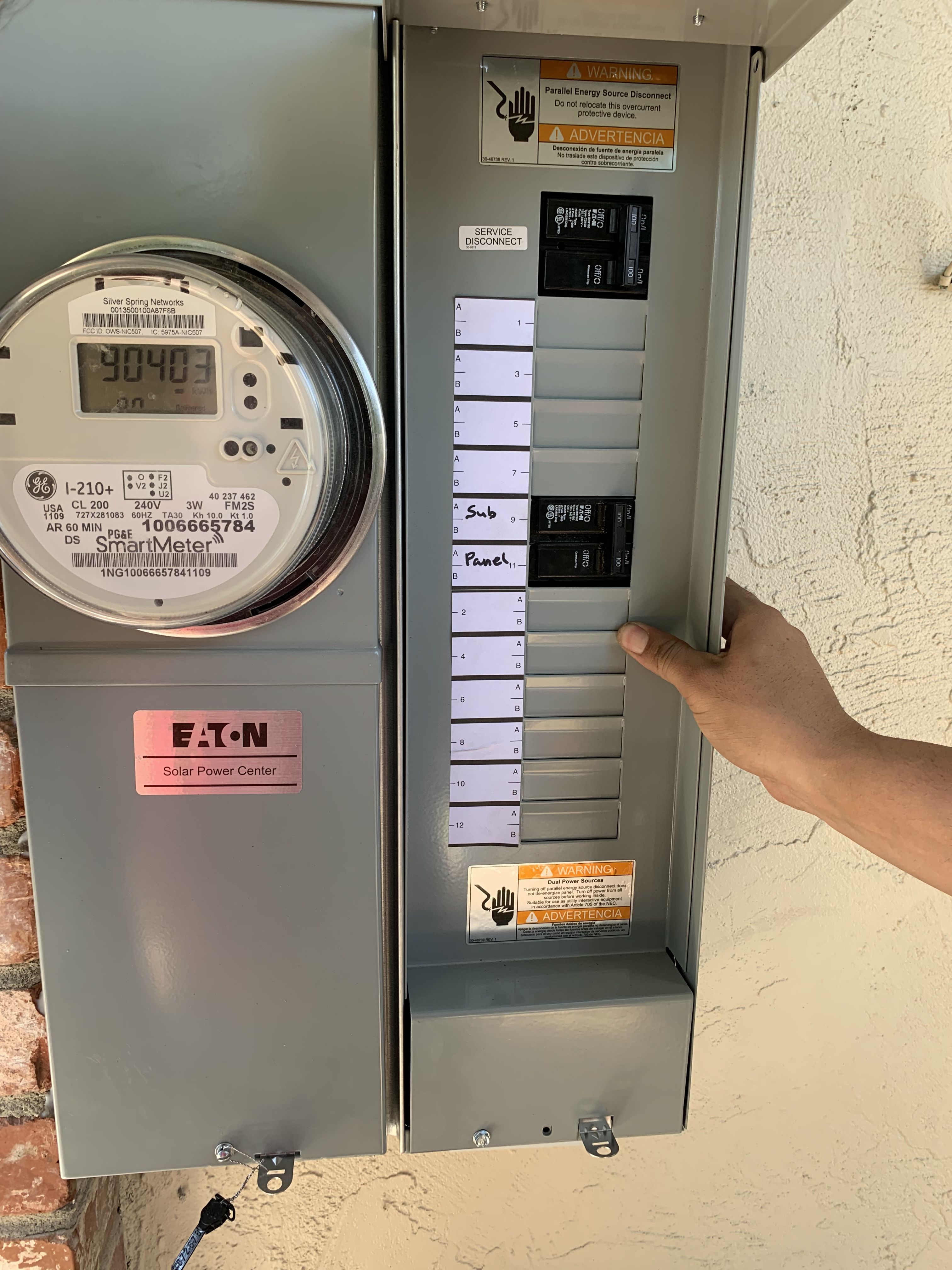 Ceiling fan installed with a fan-rated support box