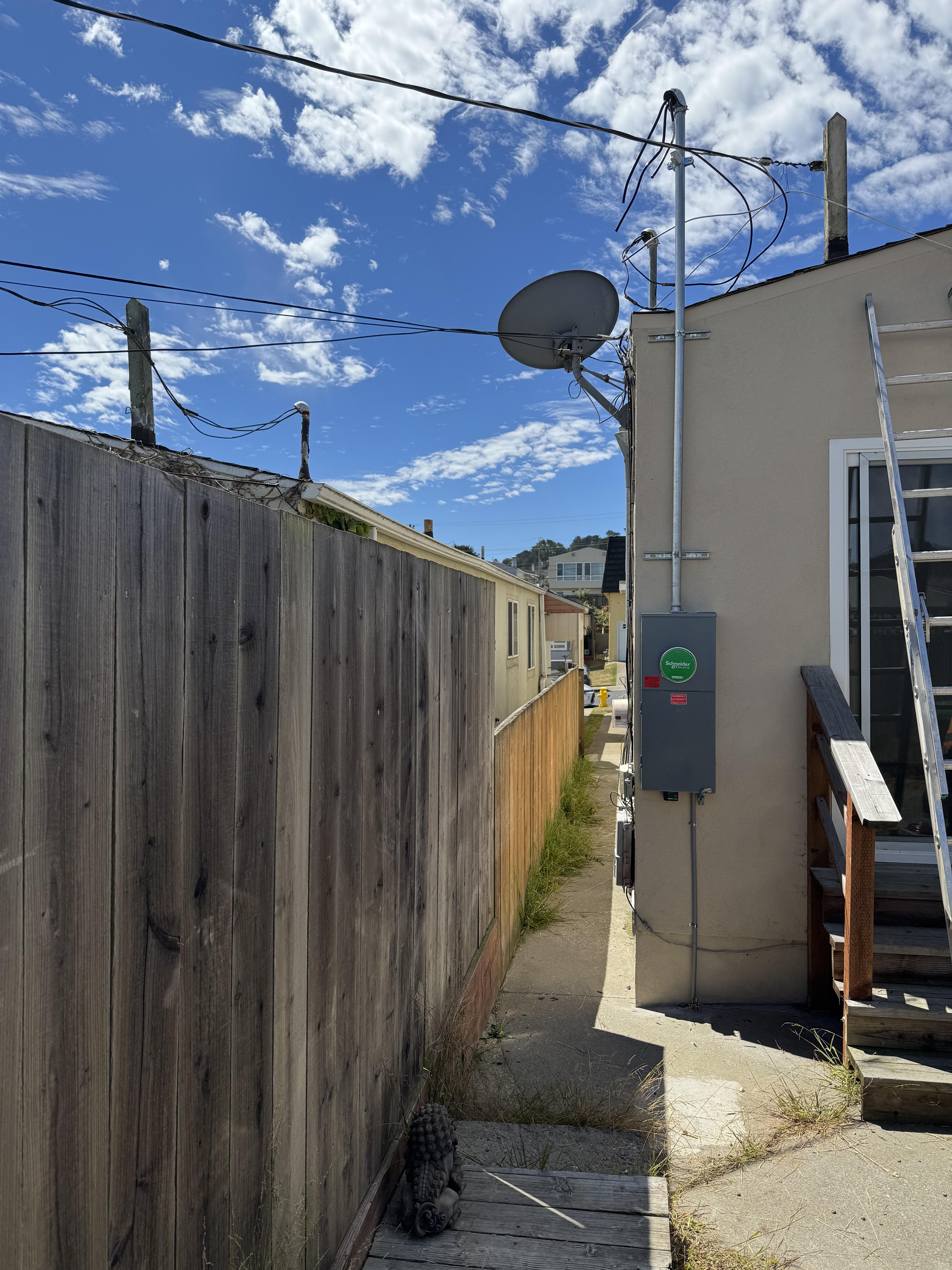 Residential electrical service panel installation