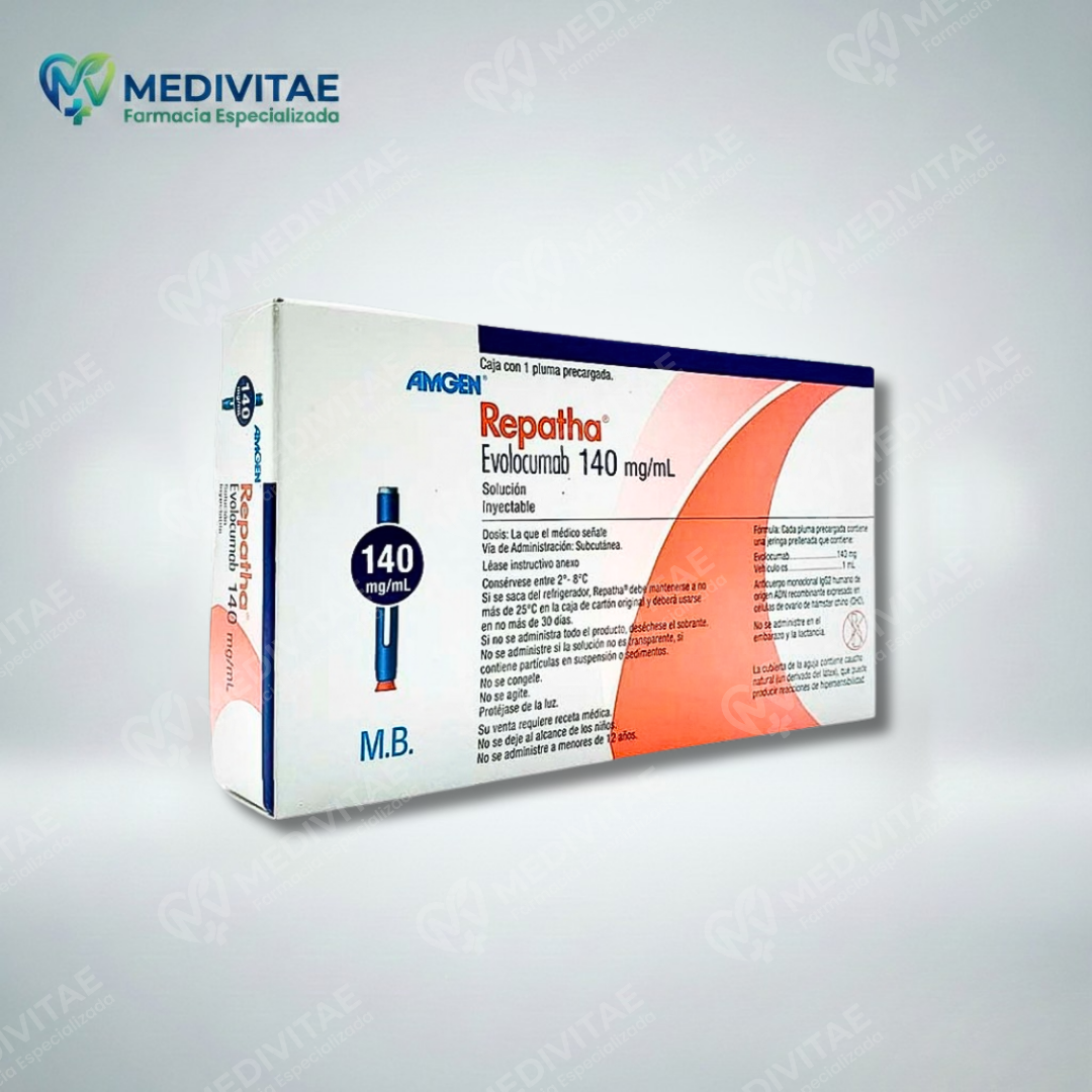 REPATHA® 140 mg / ml (Evolocumab) - 1 Pluma Precargada (SureClick)