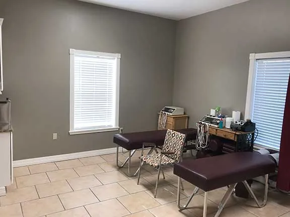 Second adjustment room with treatment tables