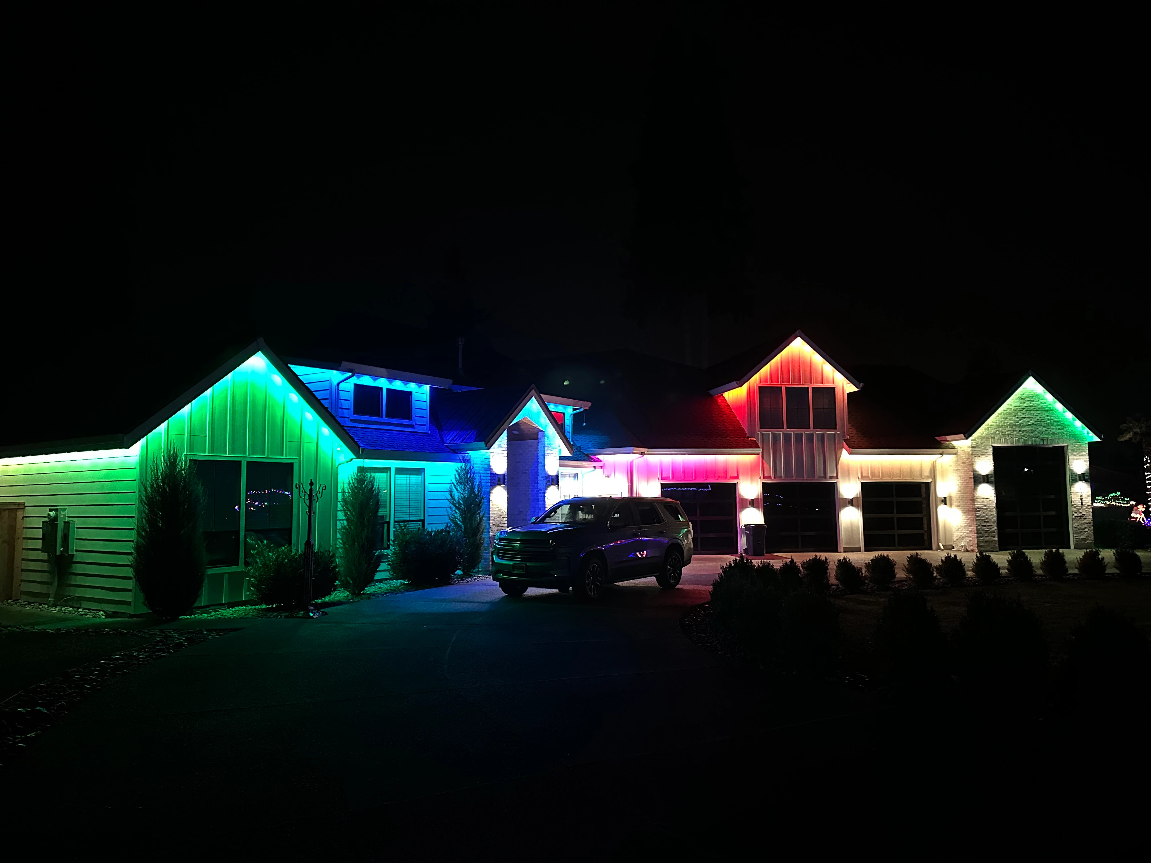 Permanent Govee lighting installation — Architectural • Battle Ground, WA