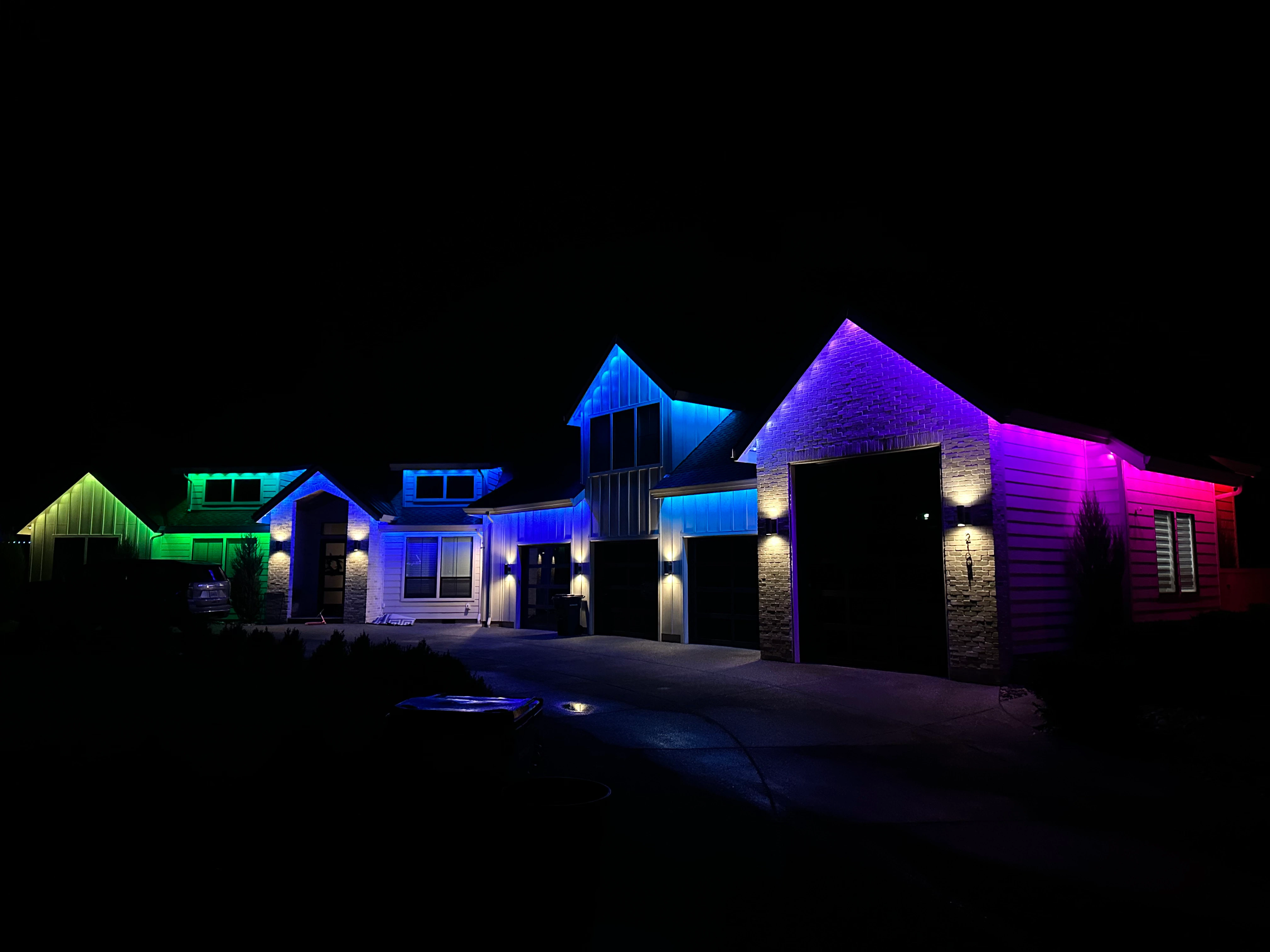 Permanent Govee lighting installation — Color Wash • Portland, OR