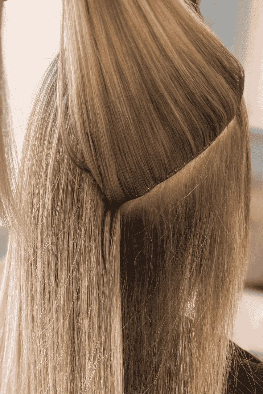 BellaHair Tresseneinarbeitung im Salon
