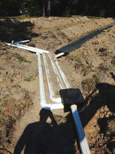 Septic system install in Tifton