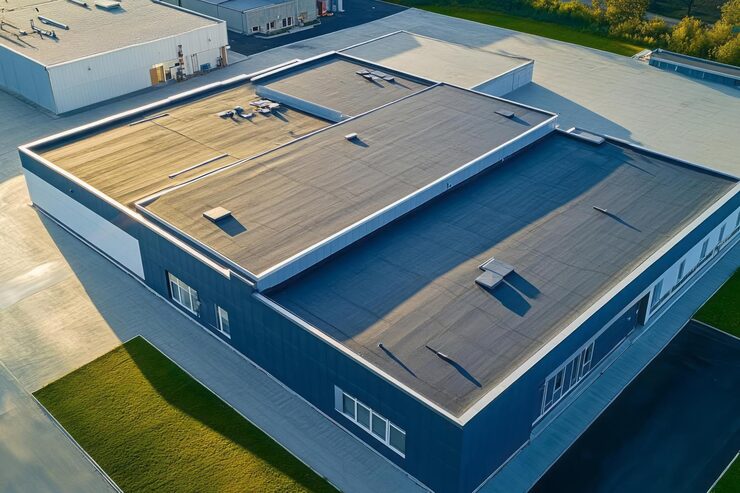 Commercial roof work in Southern California