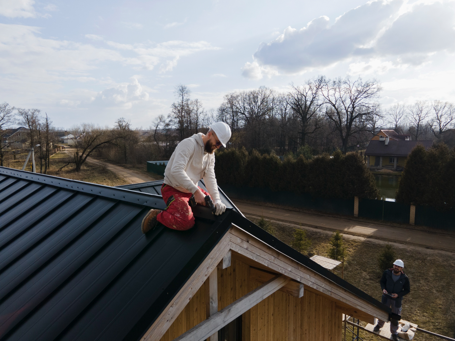 Residential roof repair service