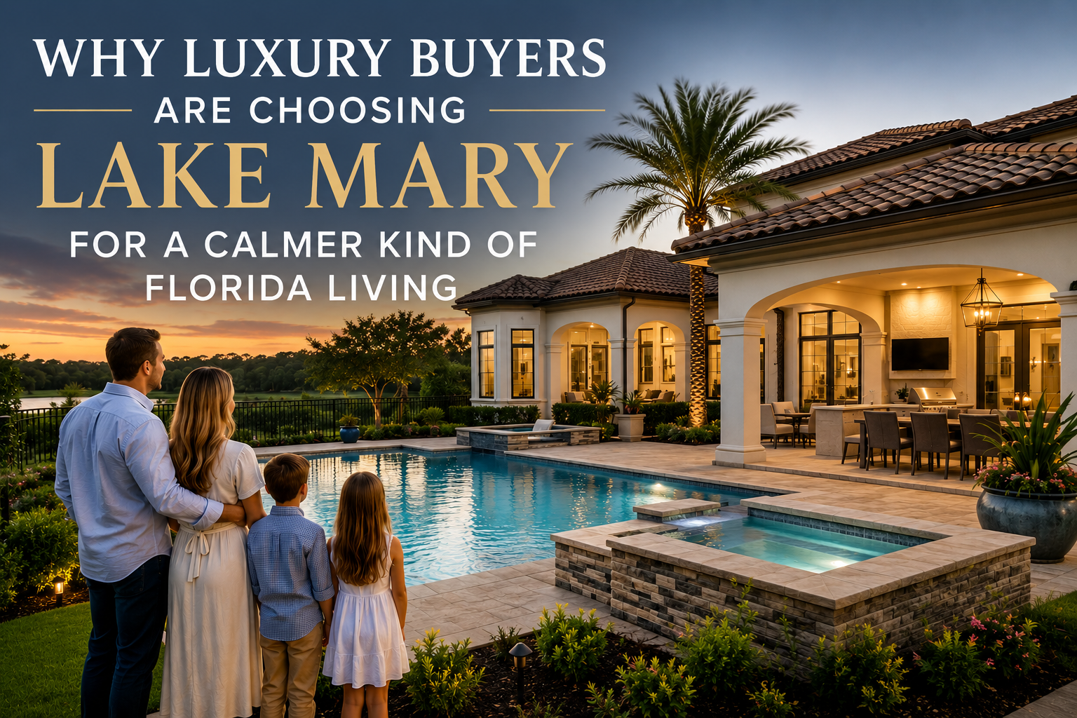 Why Luxury Buyers Are Moving to Lake Mary and Heathrow, Florida