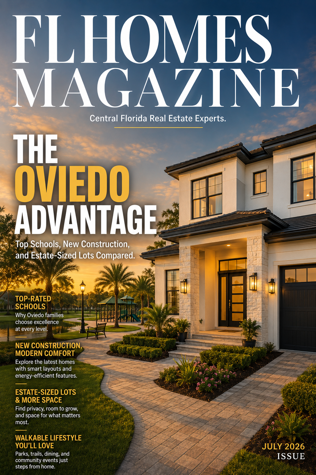 FL Homes Magazine July 2026 — The Oviedo Advantage