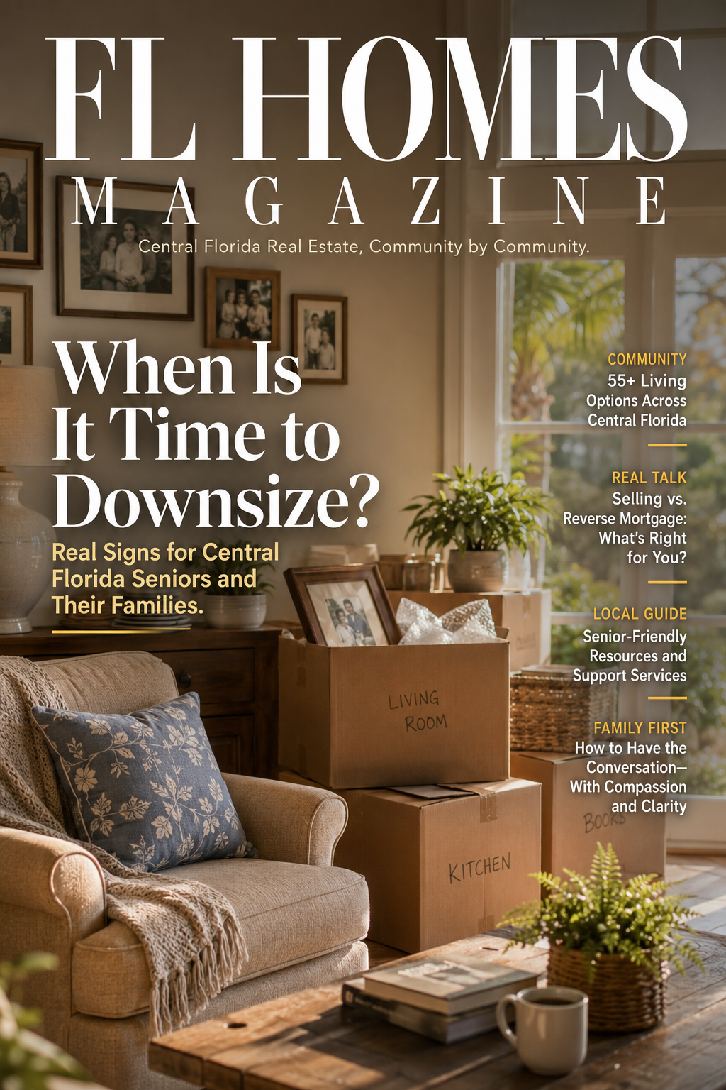 When Is It Time to Downsize? Signs for Central Florida Seniors — FL Homes Magazine