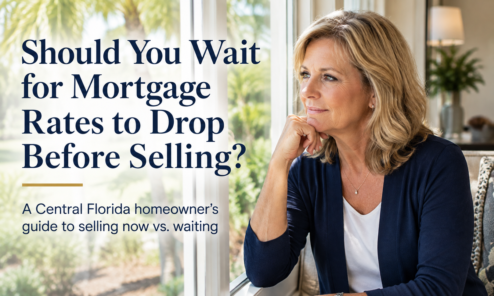 Should You Wait for Mortgage Rates to Drop Before Selling?