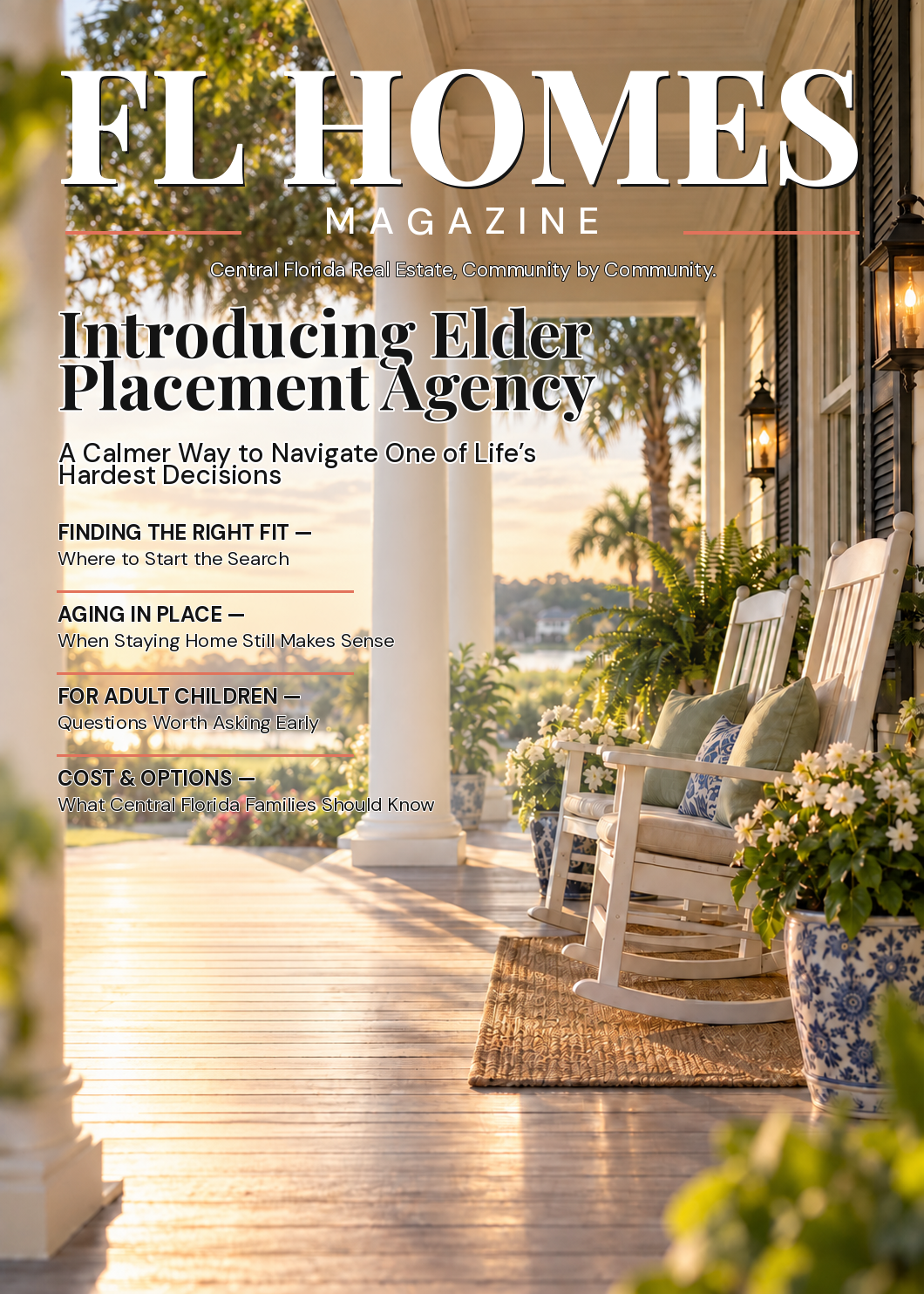 Introducing Elder Placement Agency — FL Homes Magazine, September 2026