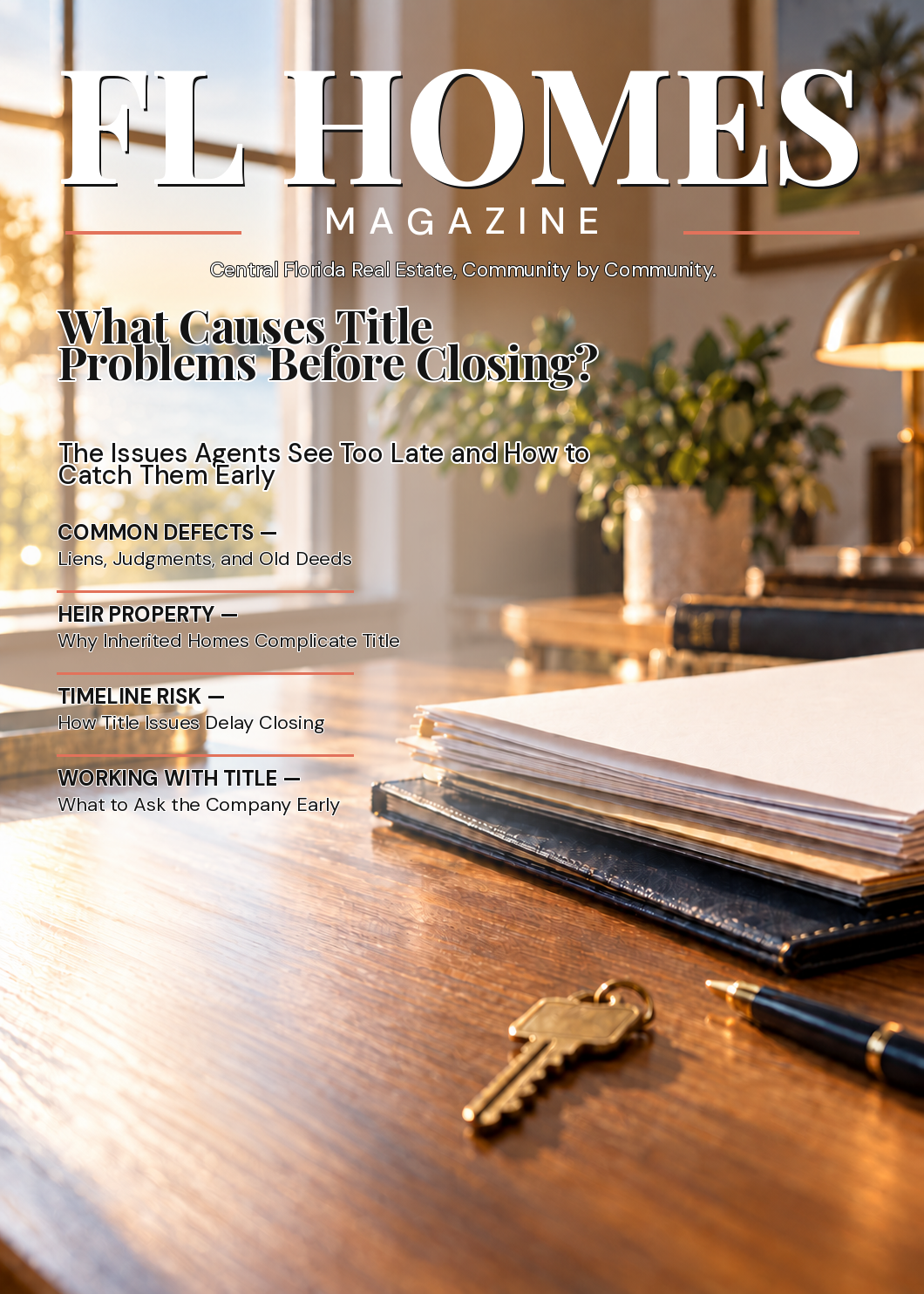 What Causes Title Problems Before Closing — FL Homes Magazine