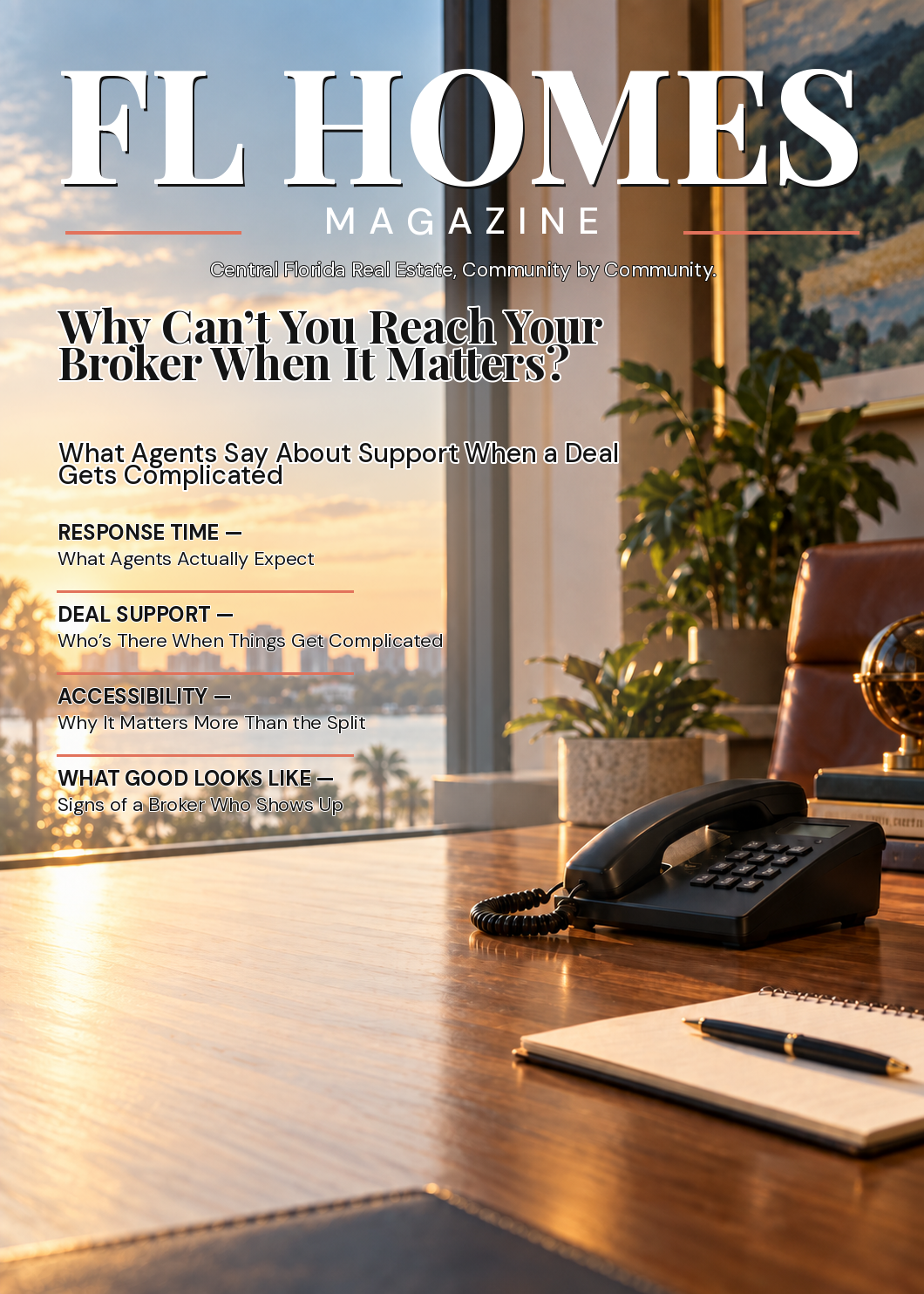 Why Can't You Reach Your Broker — FL Homes Magazine