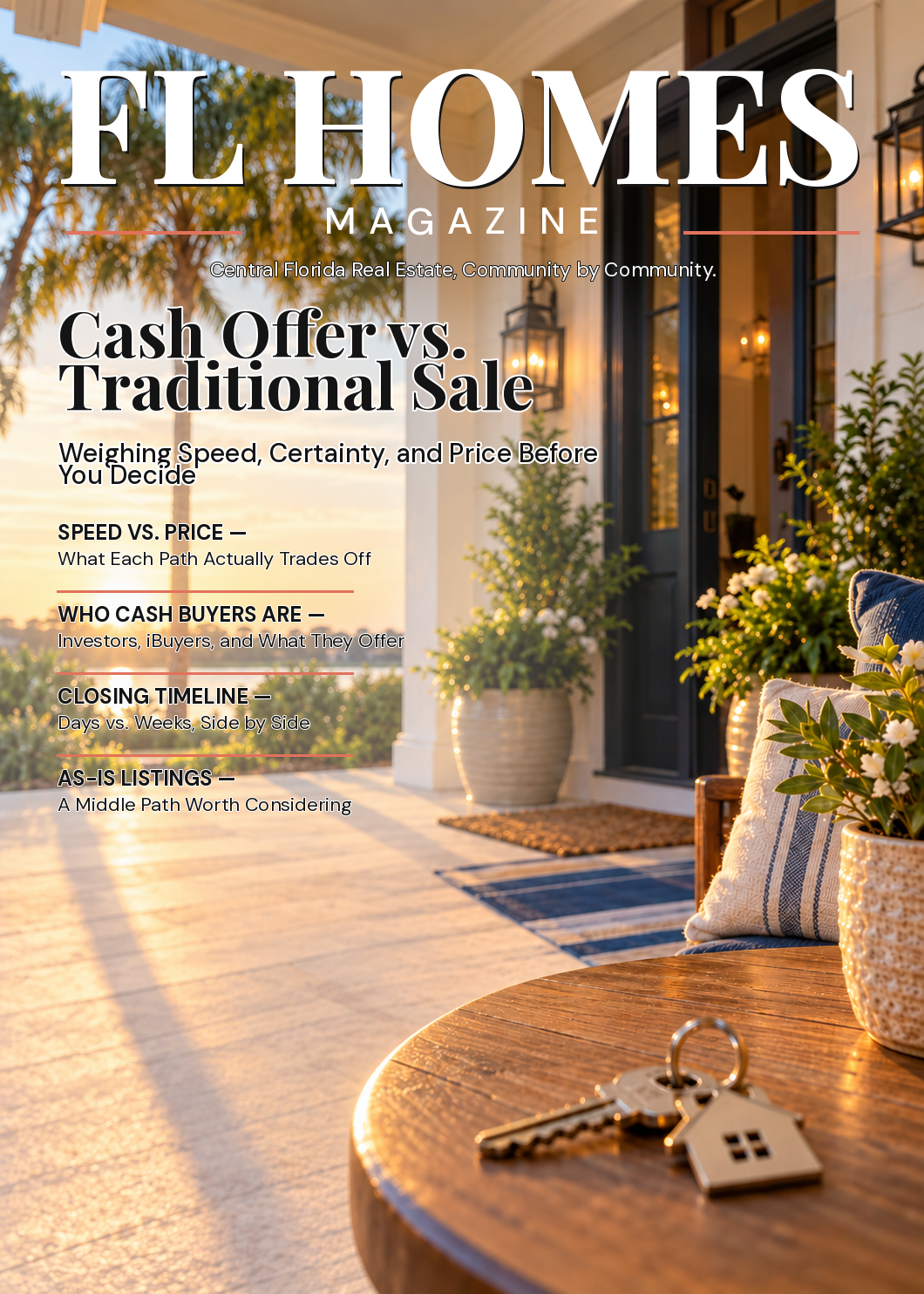 Cash Offer vs. Traditional Sale vs. As-Is Listing — FL Homes Magazine