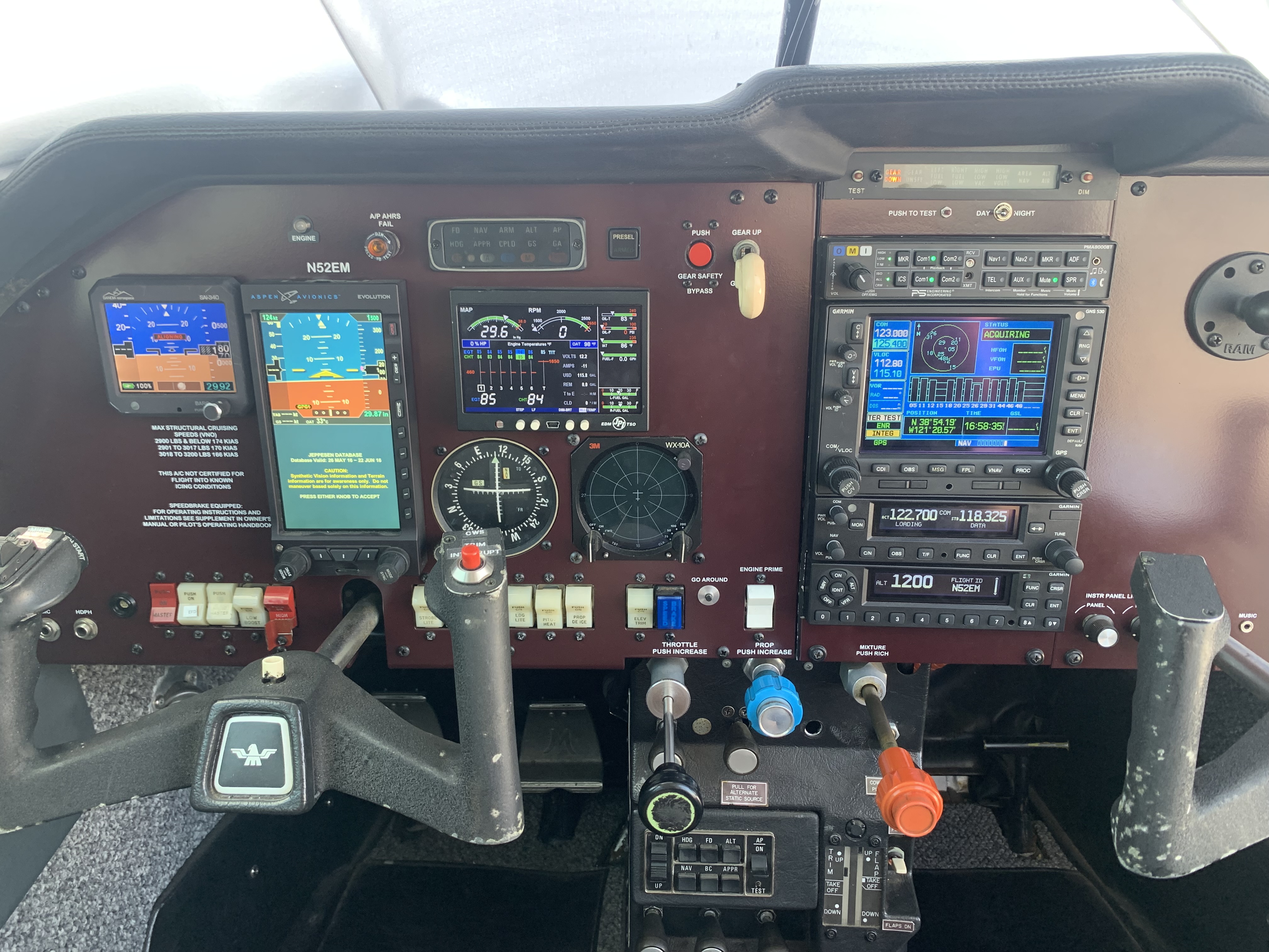 Mooney M20K Panel