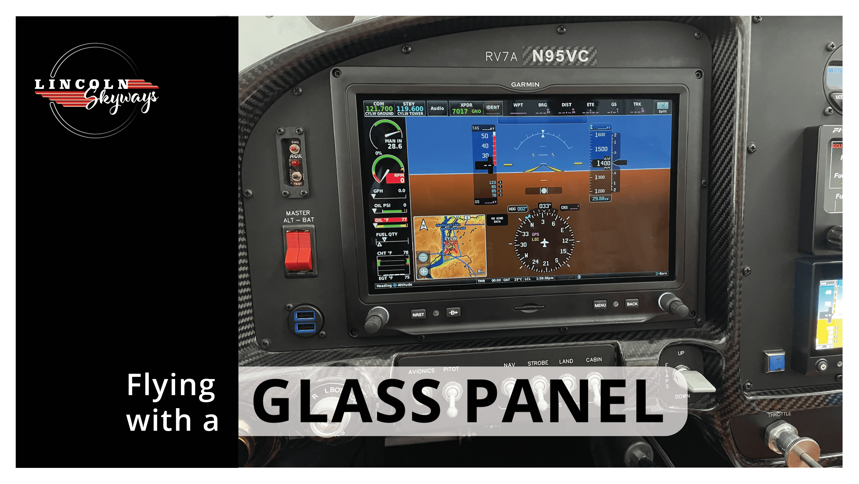Flying with a Glass Panel Video
