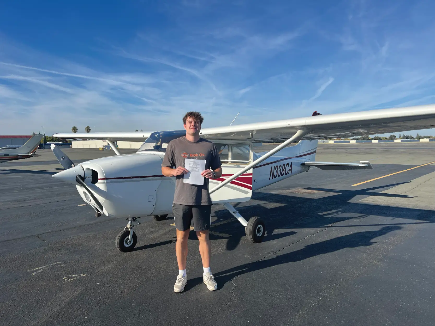 Student Pilot Completes his PPL at Lincoln Skyways