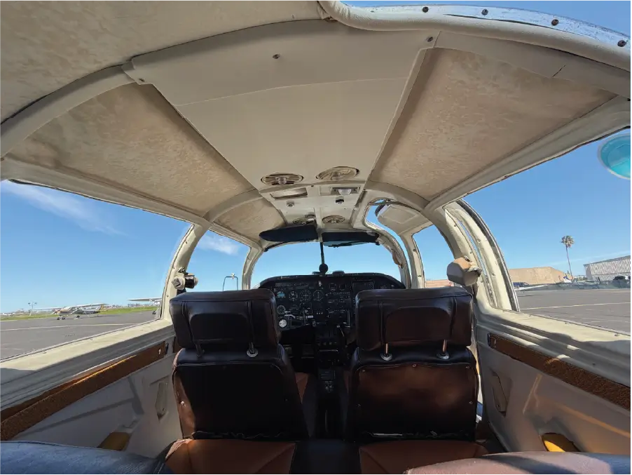 Mooney M20C - Interior Back to Front