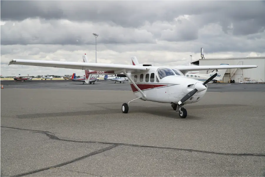 Cessna Skymaster - Front Angled View