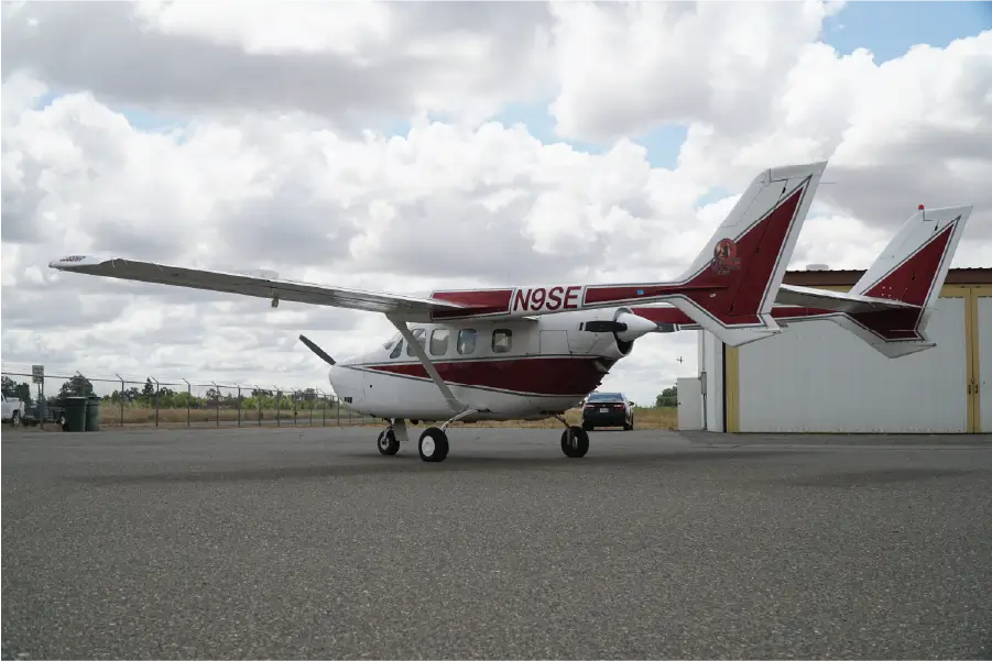 Cessna Skymaster - Back Angled View