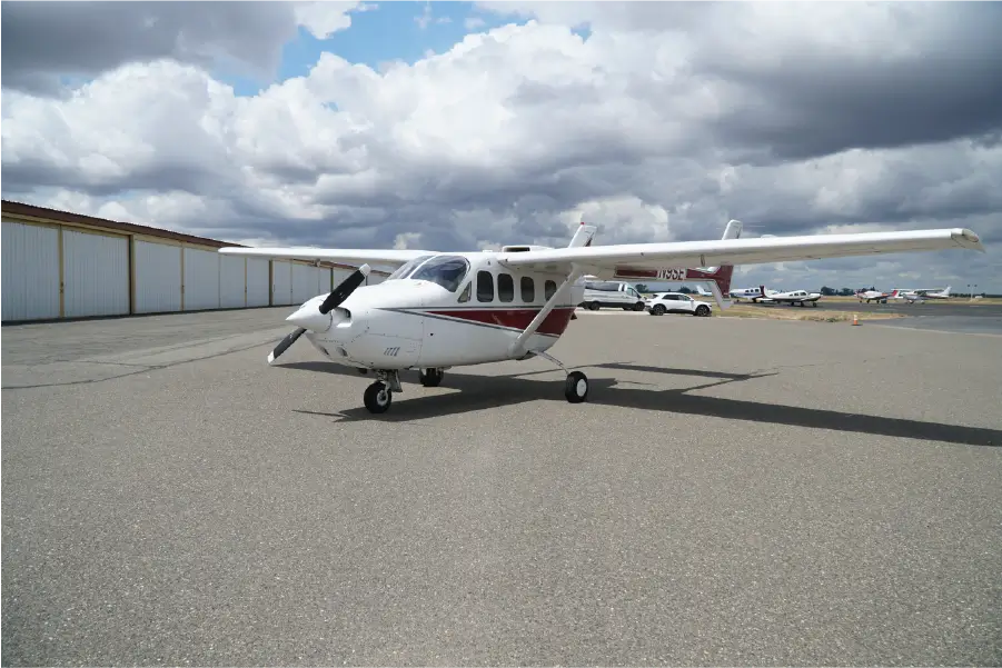 Cessna Skymaster - Front Angled View