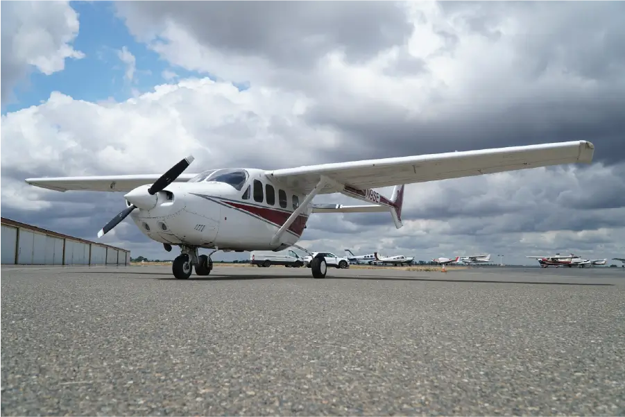 Cessna Skymaster - Low Angle View
